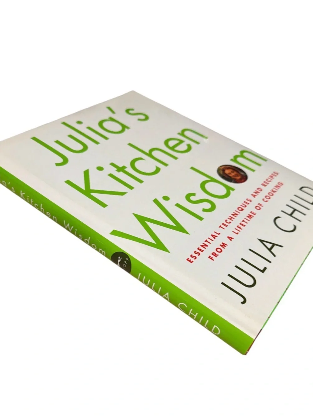 Julia's Kitchen Wisdom Cookbook - White with Green Text